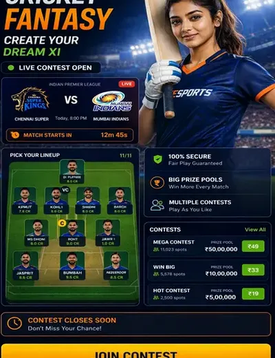 Wwwnunbet (nunbet) fantasy cricket & matchday visual 3